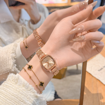 Minimalist square watch