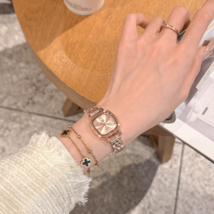 Minimalist square watch