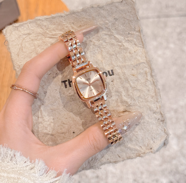 Minimalist square watch