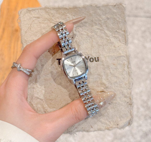 Minimalist square watch